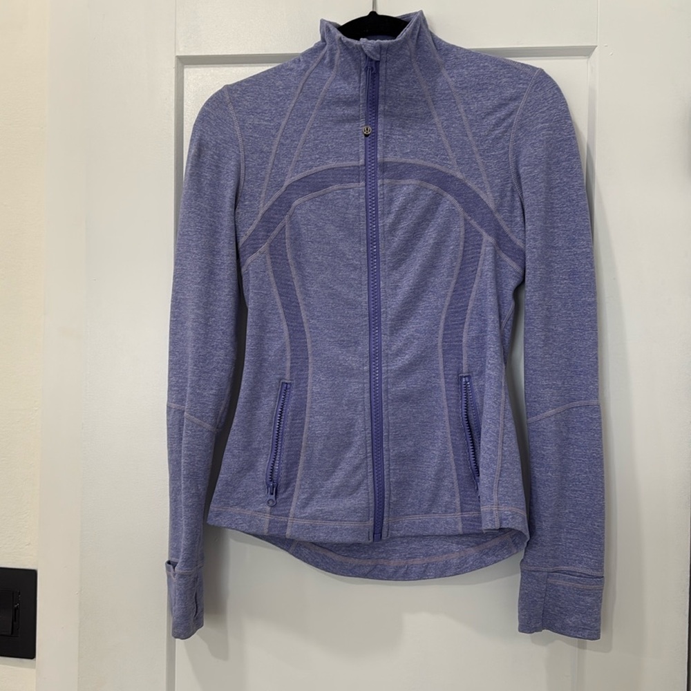 Lululemon Define Jacket Full Length – Heathered Purple – Size 6